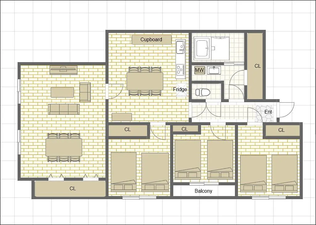 M-Haneda Lex Apartment 137Sqm 3Bdr Max24 Ppl 1Min From Sta Freeparking Prefektura Tokio Japonsko